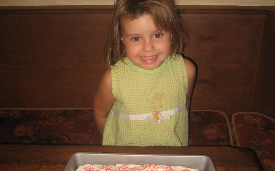 Cathryn’s 5th birthday, two weeks before diagnosis